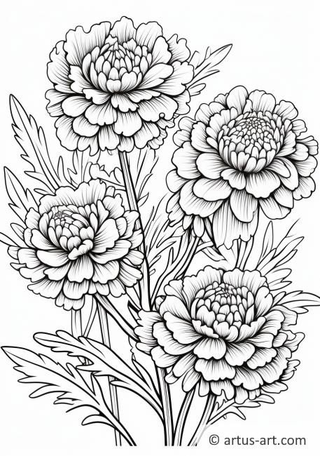 Pagina de colorat Magia Florii de Gălbenele